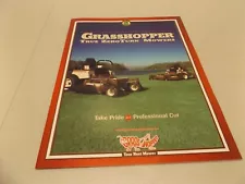 GRASSHOPPER TRUE ZEROTURN MOWERS, LIT # 0404-170470 2004