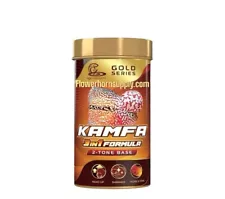 FLOWERHORN FISH FOOD-CZ GOLD SERIES-KAMFA 3IN1 - 2-TONE BASE- 100G-FREE SHIPPING