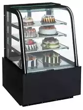 Commercial 36" Curved Glass Bakery Case