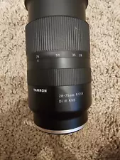 Tamron 28-75mm F/2.8 Di III RXD Lens for Sony E-Mount