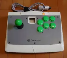 SEGA Dreamcast HKT-7300 Arcade Stick Controller Used Game Good No Box