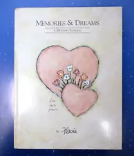 Vintage Mothers Journal Memories and Dreams Book Flavia Scrapbook 1990 Baby