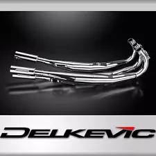 Kawasaki H1 500 1971-1975 Delkevic Chromed Exhaust Expansion Chambers Pipes (For: 1971 Kawasaki H1)