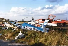 Socata MS.880B Rallye 100ST, G-BLDA at Biggin Hill - destroyed by gales - photo