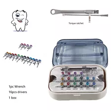 Universal Prosthetic Restoration Hand Driver Kit Dental Implant Instrument New