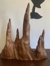 Cypress Knee Natural Abstract Wood Sculpture Specimen Stalagmite 24.5” X 28”