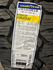 4 New 265 60 18 Goodyear Wrangler Duratrac Tires