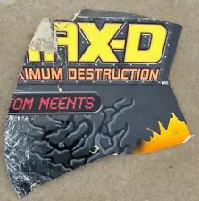 Maximum Destruction Tom Meets Max D Monster Truck Fender 28” X 27”