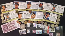 ð Estate Sale Treasure Trove: Vintage Coins, Baseball Cards, Stamps & More!!