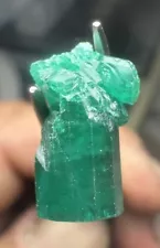 Vintage Chatham 7.39 Ct FINEST LAB GROWN CREATED EMERALD Rough Crystal