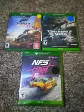 Forza Horizon 4 Need for Speed NFS Heat Tony Hawk's Pro Skater 1+2 Xbox One New!