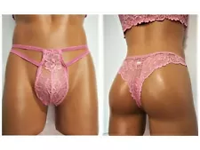 Pink Jockstrap Gay Erotic Sissy Panties BBC Shemale Crossdresser Transgender