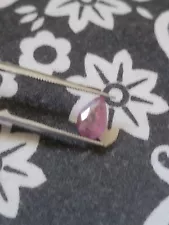 1.69 Ct Natural Purple Sapphire Kashmir (Pakistan) Pear Shape Unheated Gemstone