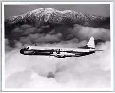 Airplane Lockheed Prop Electra L-188A N1882 In Flight B&W 8x10 Photo B2