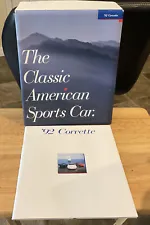 1992 Chevrolet Corvette Sales Brochure Catalog w/Envelope Unread Condition