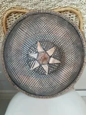 Vintage Handmade Asian Conical Straw HAT Chinese Rice Paddy Farmers Hat 18” NEW