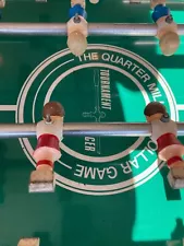 Vintage 70's Quarter Million Dollar commercial grade Foosball table with coin