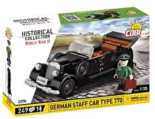 COBI WWII German Staff Car Type 770 Vehicle Building Block Toy Model Set # 2278