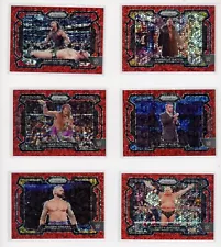 2024 PRIZM WWE RED DISCO PRIZM PRIEST HAYES ROBERTS ALDIS SPEARS /99 LOT 6