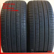 2 USED 275/45R20 Pirelli Scorpion Verde All Season VOL 110V - 7/32 8/32 Tires