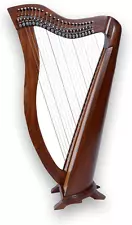 22 Strings Harp for Beginner Adult with Free Gig Bag Tuning Wrench Strap Spare S