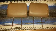 Mazda B-Series pickup Bench seat Head rests TAN 1986-1993 B2000 2200 2600 B2600i