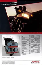 1985 Honda GL1200 Motorcycles Sales Brochure Aspencade Interstate gdc7