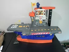 Giant Fisher Price Rescue Heroes Aquatic Aircraft Carrier Command Center