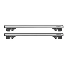 Alu Roof Racks Cross Bars Carrier for VW Golf SportWagen Mk7 2015-2019 Gray 2Pcs