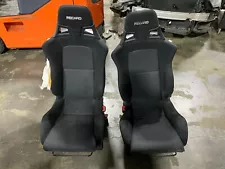 2012 Mitsubishi Evolution Evo X GSR Genuine Recaro Front Seats PAIR L/R OEM 2569