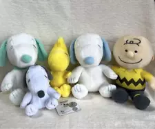 Snoopy Plush lot of 5 Set sale not for sale character Charlie Brown woodstock