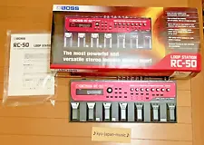 Boss RC-50 Loop Station With Box Made in Taiwan Effects Pedals Used From Japan