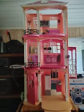 Mattel Barbie 3 Story Dream House Townhouse no furniture and accessories