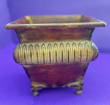 Vintage Large Metal Plant Holder Cachepot Excellent Condition SALE!