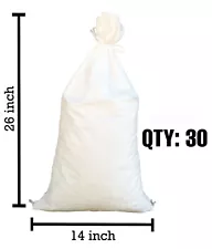 30 White Sandbags --14x26 Sandbags For Sale Sandbag Bags Flood Sand Bags