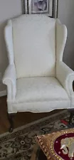 Wingback Chair Cream