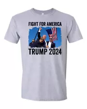 Donald Trump 2024, FIGHT FOR AMERICA T-Shirts, Support FOR PRESIDENT.