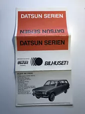 Datsun 1971 Full Line Brochure for Norway 510 240Z 1200 1600 240C Cherry 1800