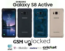 Samsung Galaxy S8 Active G892A 64GB (GSM Unlocked) AT&T Smartphone-5.8in-12.0MP-