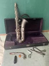 Original CG Conn Silver New Wonder Series l C Melody Saxophone W Case