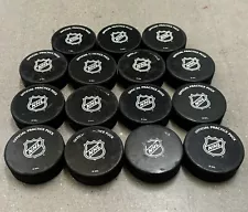 National Hockey League 15 Official Practice Pucks NHL Slightly Used