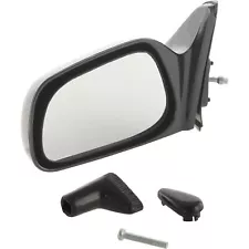 Manual Remote Mirror For 1988-1992 Toyota Corolla Driver Side Primed (For: 1992 Toyota Corolla)