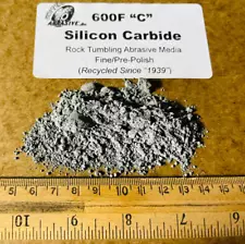 SILICON CARBIDE 600 Pre-polish grit 15 lb. box BULK Rock Tumbling Lapidary Media