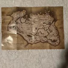 the elder scrolls map poster