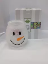 Frosty Glow Snowman Scentsy Wax Warmer (discontinued)