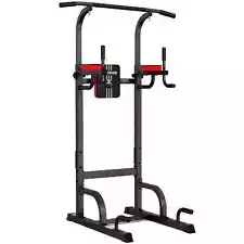 Power Tower Strength Training Dip Station Pull Up Dip Exercise Workout Equipment