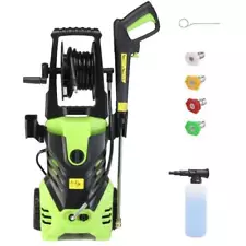 3800 PSI Max Electric Powerful Pressure Washer Power Cleaner with Hose Reel NEW