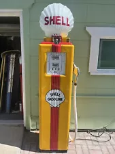 Fully Restored 1930’s Erie 70 Gas Pump SHELL