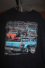 DODGE RAM TRUCK DIESEL CUMMINGS T-Shirt Size XL SMOKING SECTION