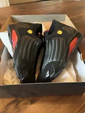 Air Jordan 14 Retro Black/Varsity Red-Black Sz 11 "Last Shot" Style 311832 010